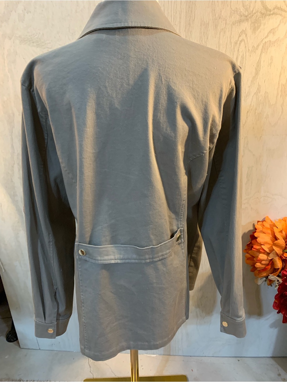 Belle by Kim Gravel Olive Green Jacket - Picture 5 of 6